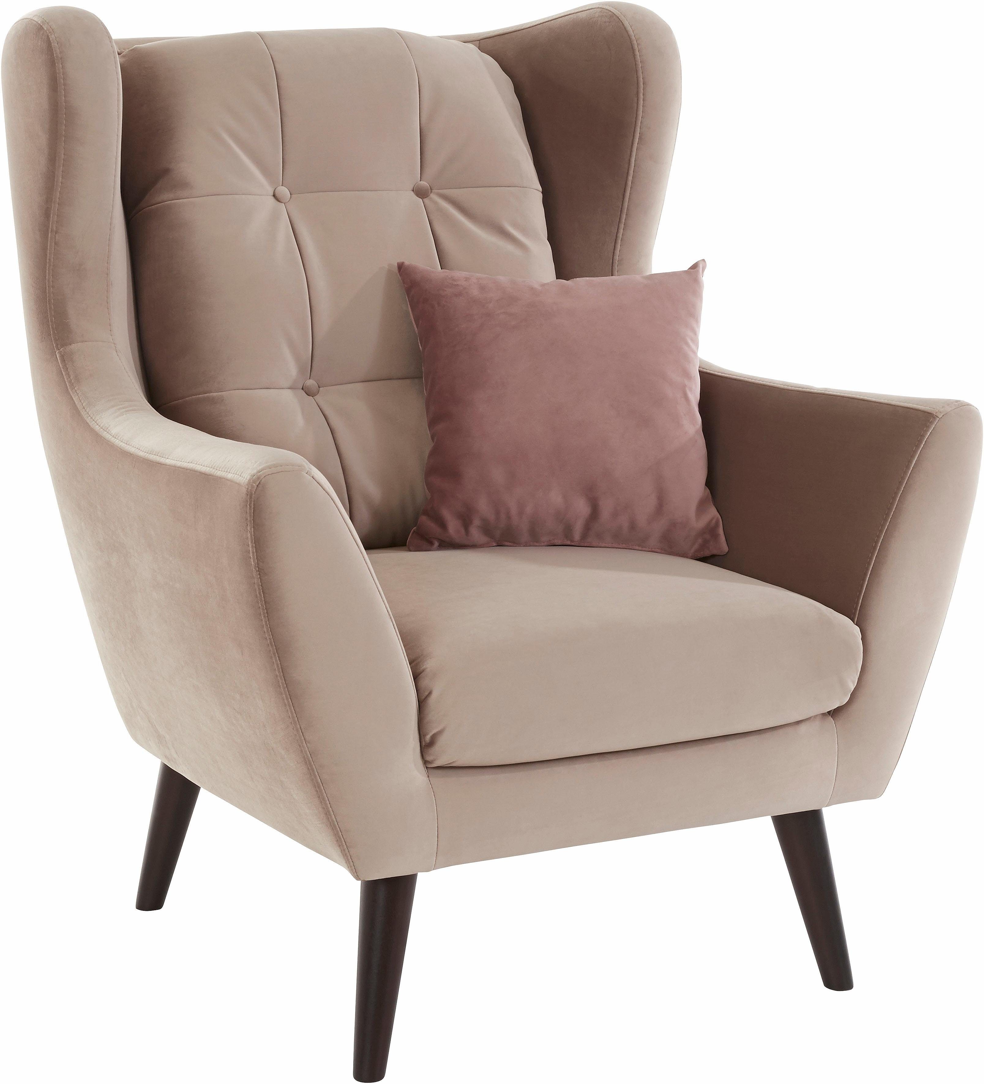 andas Ohrensessel Hemmink, Sessel, Loungesessel, mit günstig online kaufen