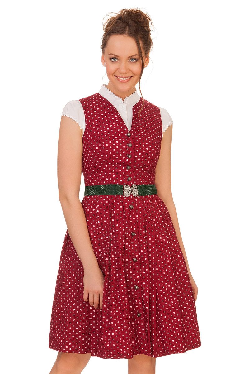 MarJo Dirndl Retro Dirndl 3tlg. - BERNALDA - rot