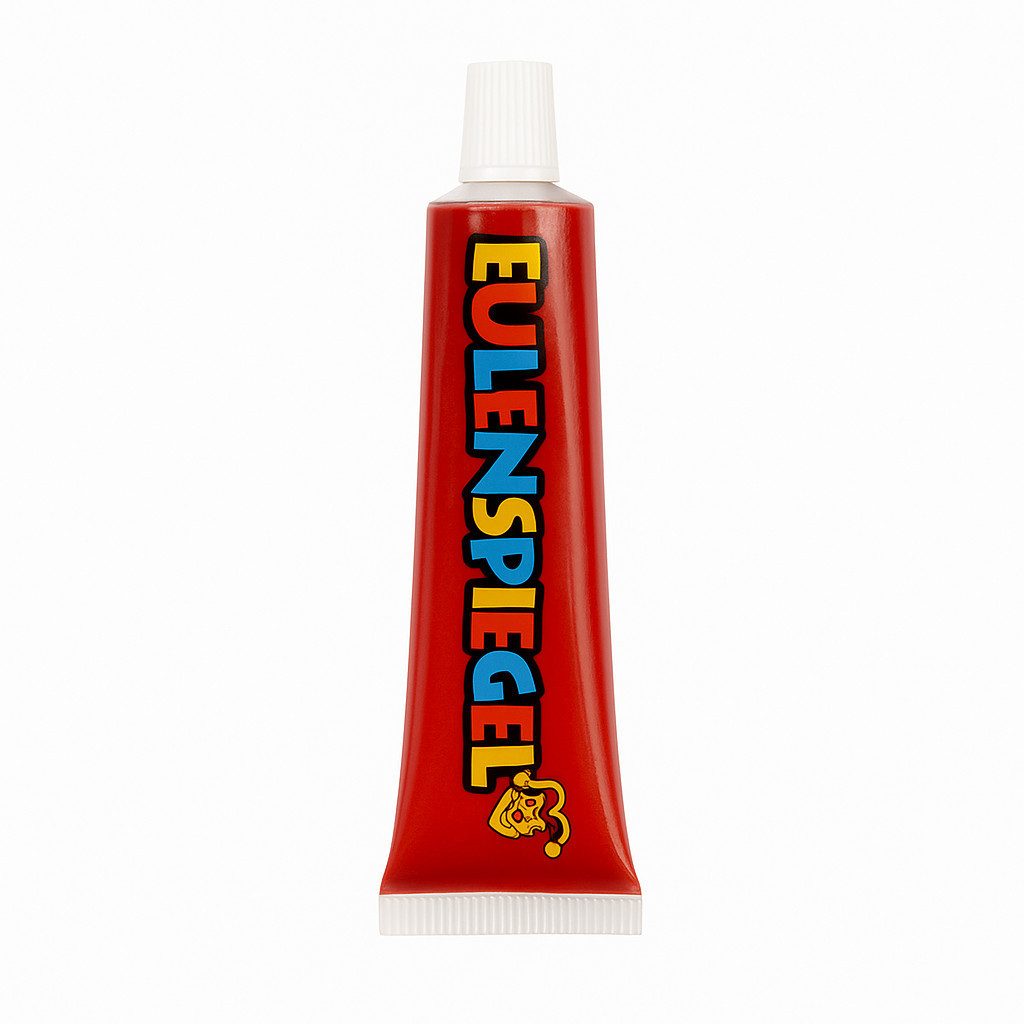 Eulenspiegel Theaterschminke Filmblut hell 18 ml Tube Kostümzubehör für Halloween & Theater, Realistisch, vielseitig, schaurig