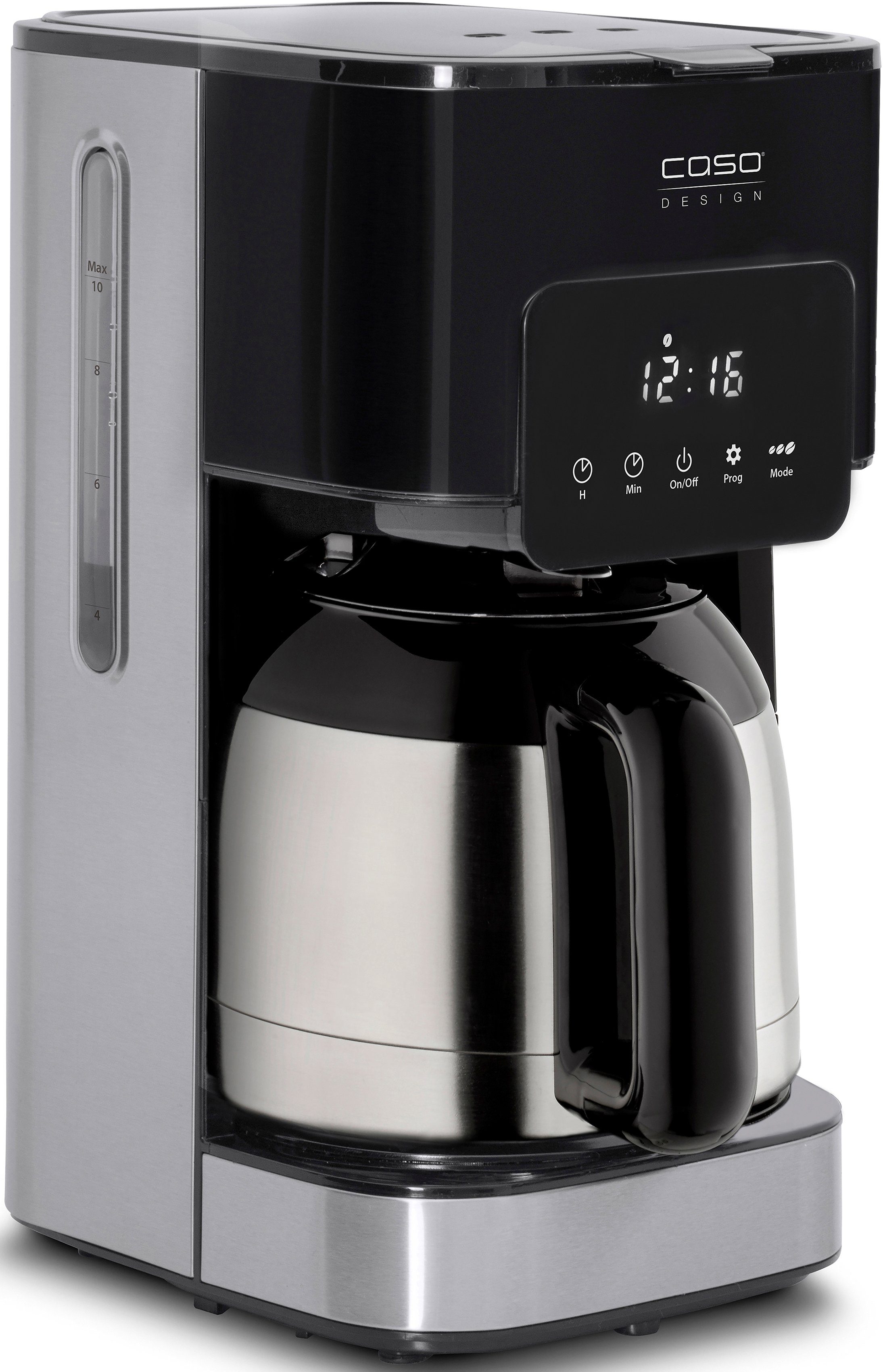 Caso Filterkaffeemaschine 1847 Coffee Taste&Style Thermo, 1,2l Kaffeekanne, Permanentfilter 1x4