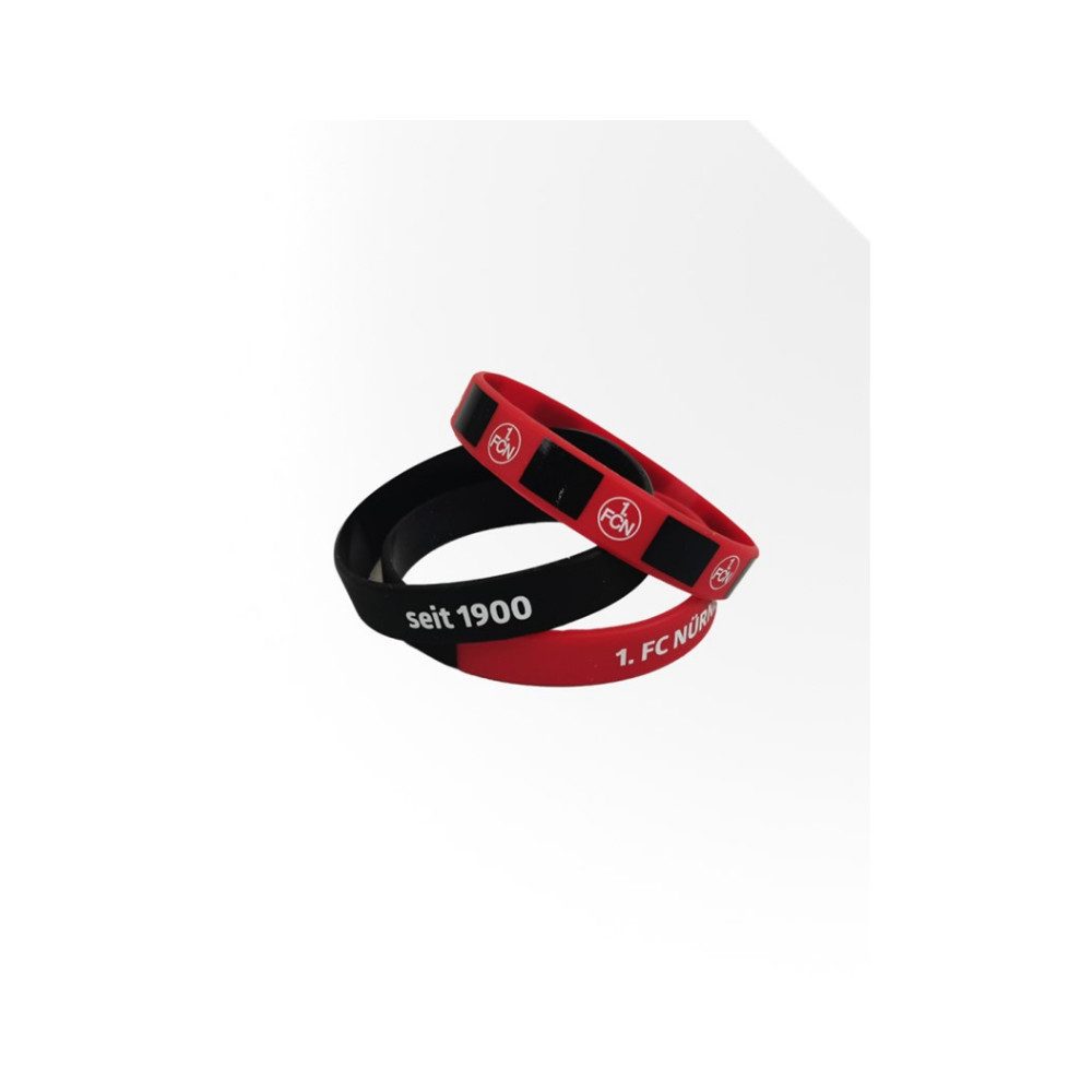 VertriebsArena GmbH Fahne 1. FC Nürnberg Silikonarmband 3er Set