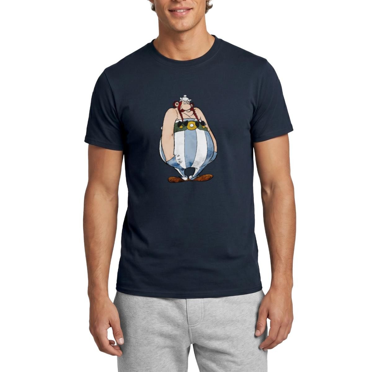 Spreadshirt T-Shirt Asterix & Obelix Bockig Männer T-Shirt (1-tlg)