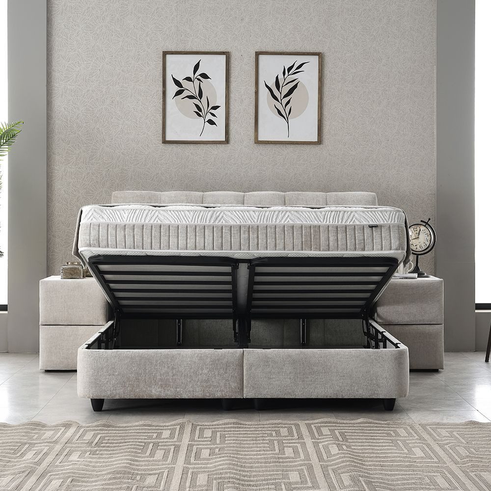 abc bedding Boxspringbett Boxspringbett Komfortbett LUCIA im stilvollen bra günstig online kaufen