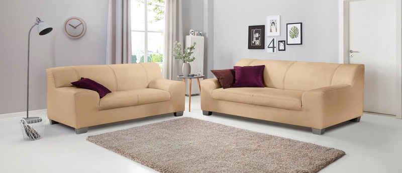 DOMO collection Polstergarnitur Amando, (Spar-Set), bestehend aus 2er- und 3er-Sofa