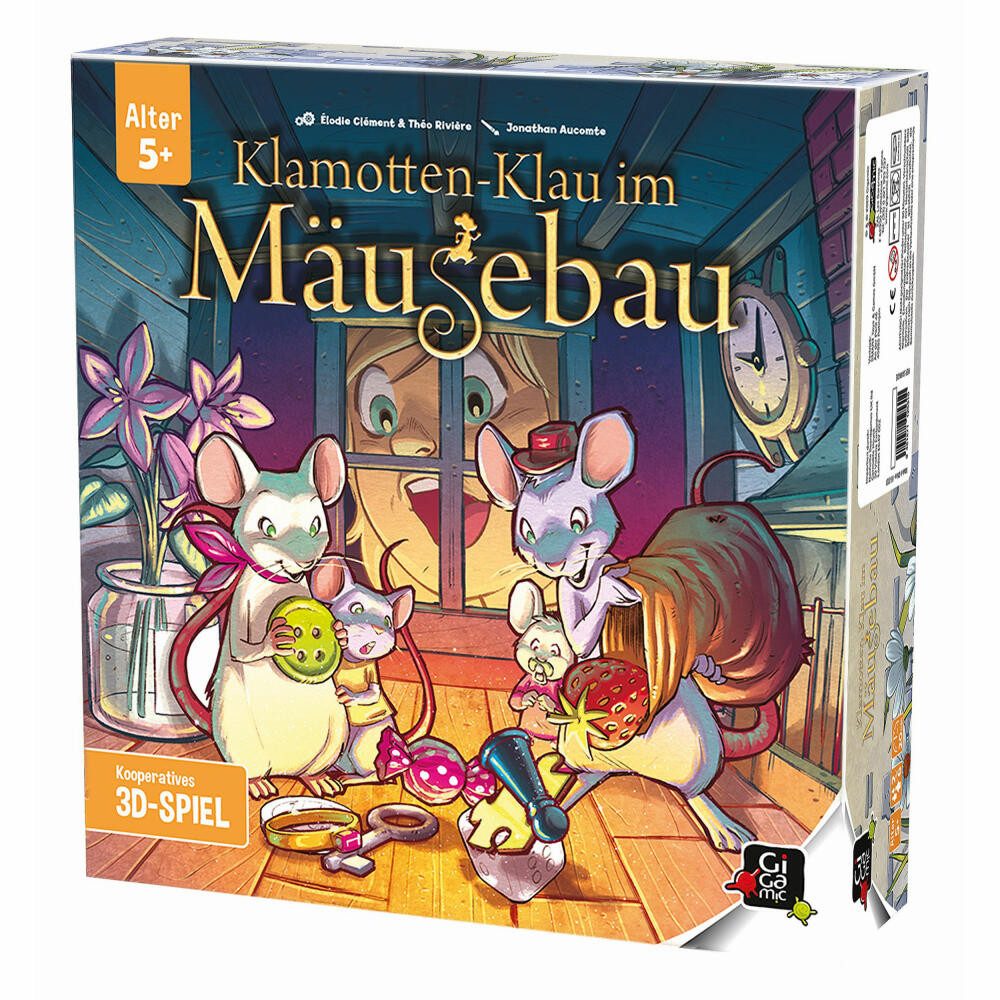 Gigamic Spiel Klamottenklau im Mäusebau