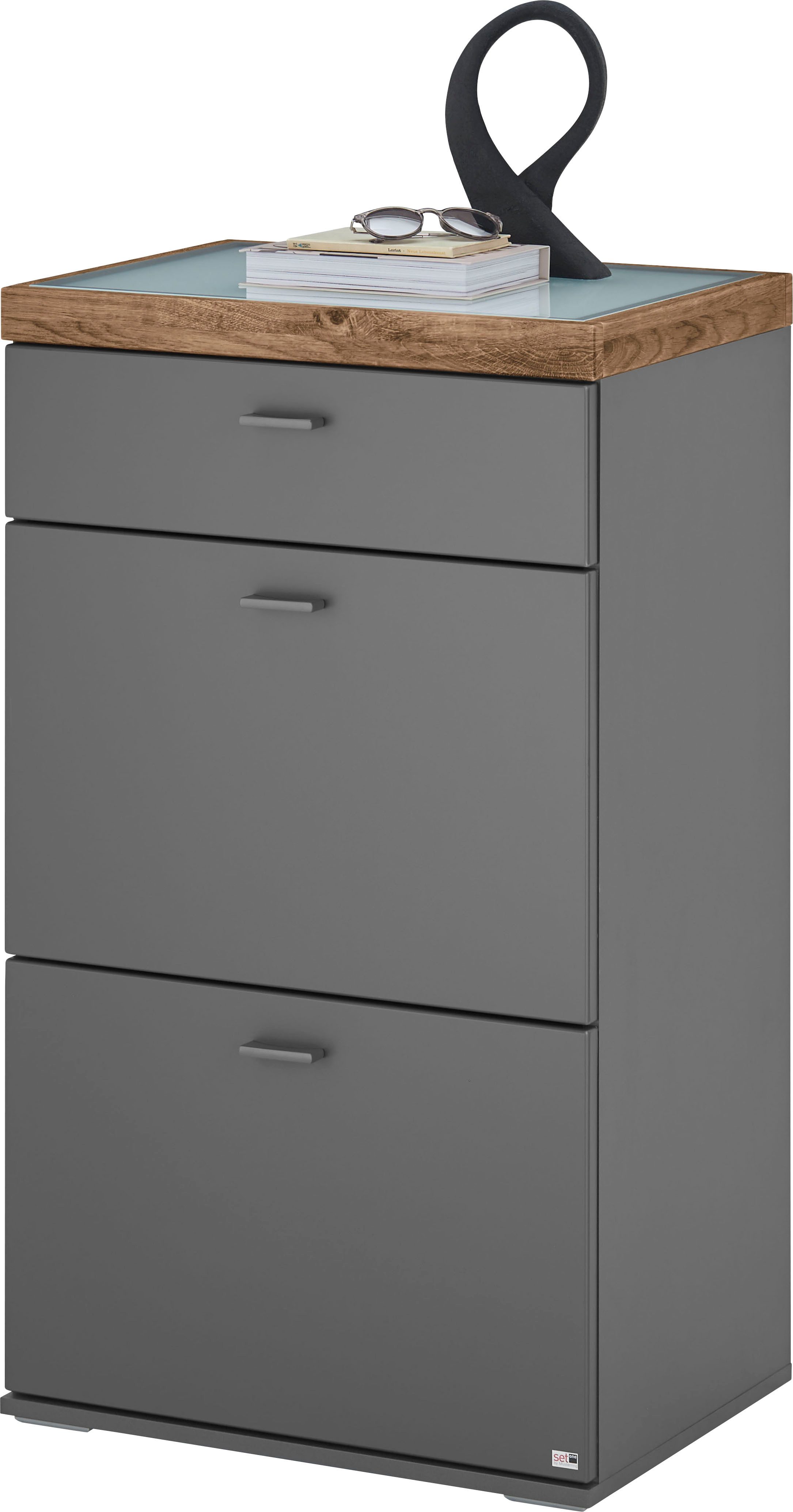 set one by Musterring Highboard "Lancaster Dielen", inklusive LED-Beleuchtu günstig online kaufen