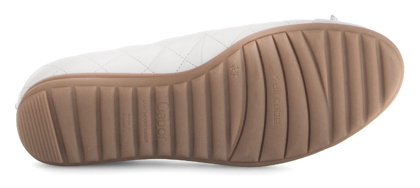 Gabor Florenz Ballerina, Halbschuh, Schlupfschuh, Businessschuh, Ziersteppungen, Weite G