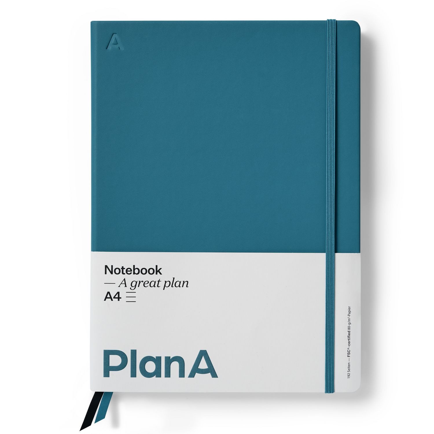 Notizbuch Notizbuch A4 Hardcover Liniert Pacific Blue