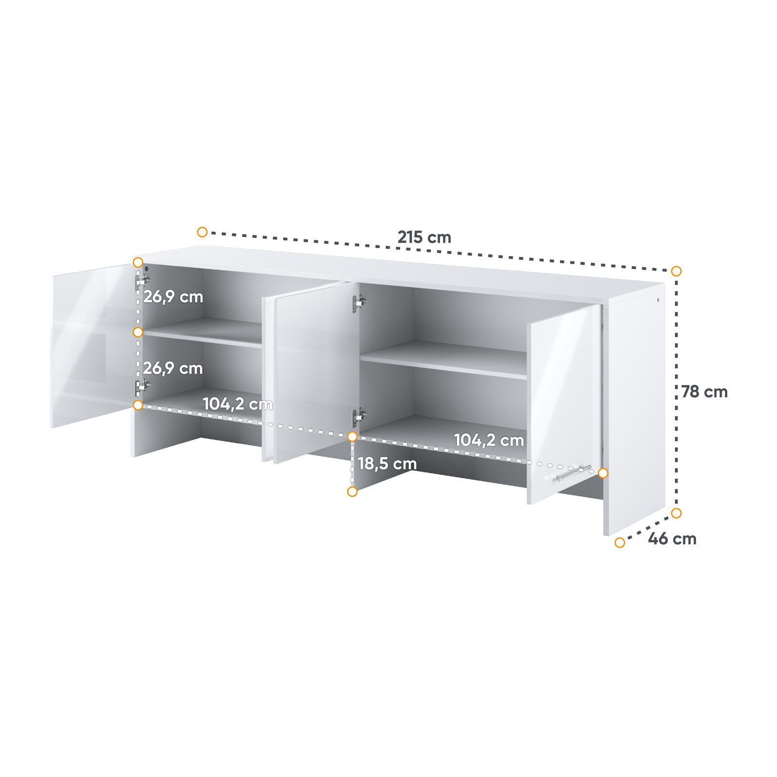 HAUSELEMENT Aufsatzschrank CP-10 LENART CONCEPT PRO für Schrankbett CP-05