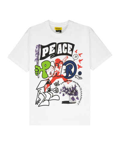 Market T-Shirt Peace And Power T-Shirt default