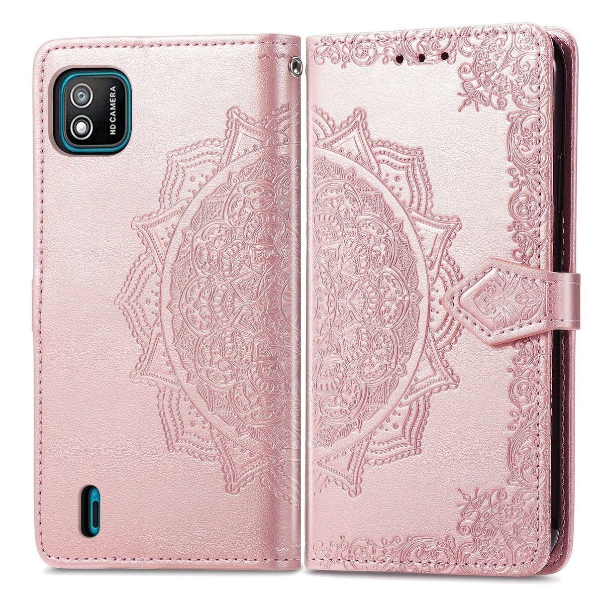König Design Handyhülle Wiko Y62, Schutzhülle Schutztasche Case Cover Etuis Wallet Klapptasche Bookstyle