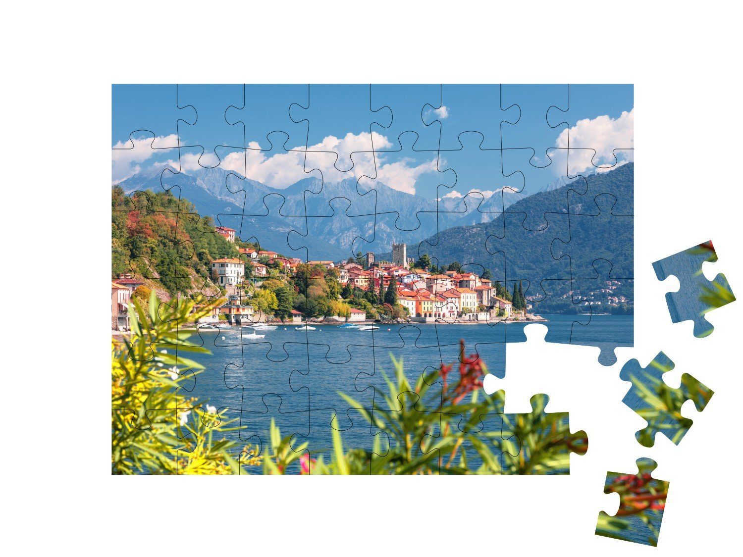 puzzleYOU Puzzle Malcesine am Gardasee, Puzzleteile, puzzleYOU-Kollektionen 48 Gardasee Italien