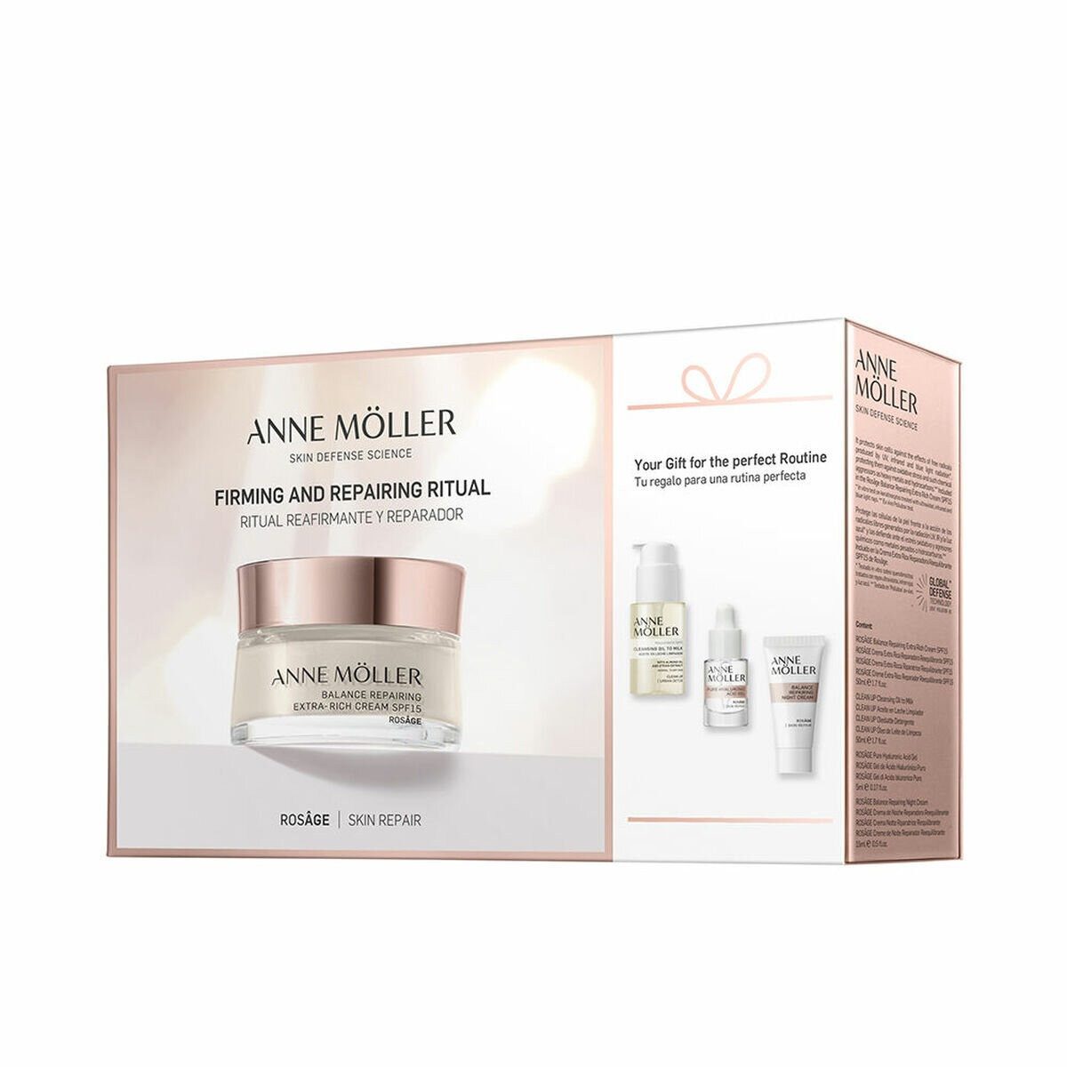Anne Möller Gesichtspflege-Set ROSGE EXTRA RICH REBALANCING REPAIRING CREAM SPF 15 SET