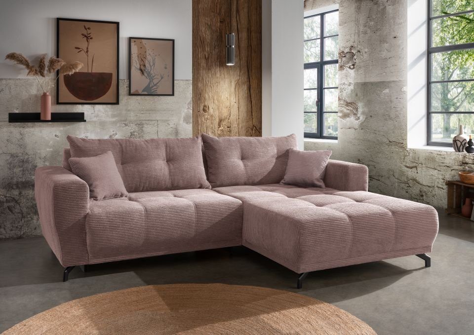 Myhomelando Ecksofa Cord Renegade L-Form, Elektrofunktion, günstig online kaufen