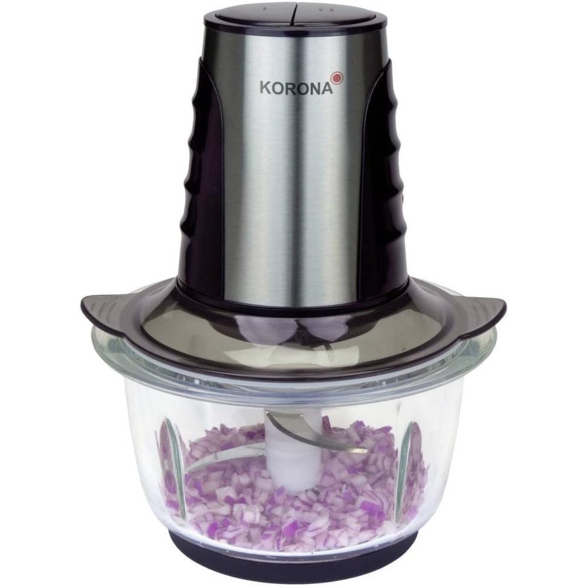 KORONA Zerkleinerer Universalzerkleinerer mit Glasbehälter 1,2 Liter und 500 Watt, 500 W