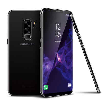 CoolGadget Handyhülle Slim Case Farbrand für Samsung Galaxy S9 5,8 Zoll, Hülle Silikon Cover für Samsung S9 Schutzhülle
