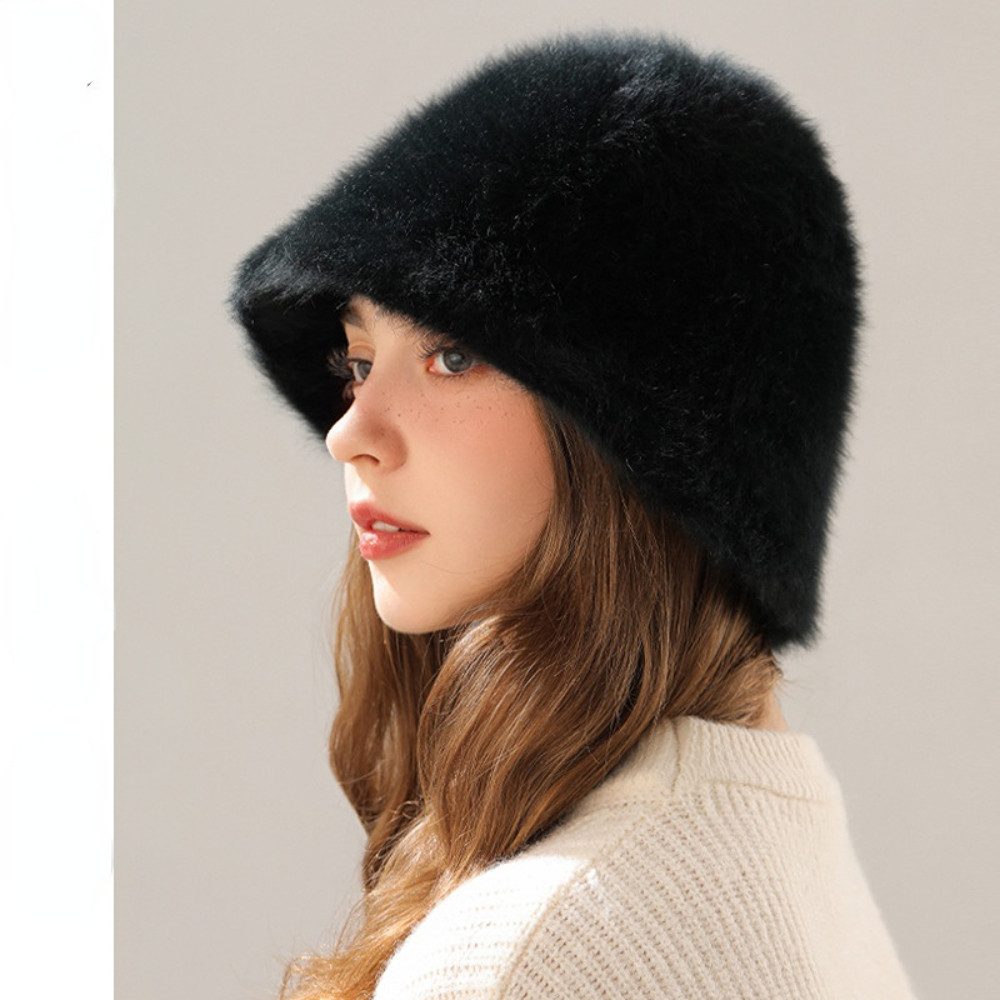 Blusmart Plüschmütze Damen-Plüschmütze für Herbst/Winter (Ohren-/Kopfschutz günstig online kaufen