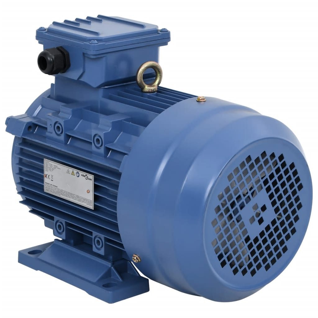 vidaXL Rollomotor 3-Phasen-Elektromotor Aluminium 4 kW 5,5 PS 2-Polig 2840 U/min, (1 St)
