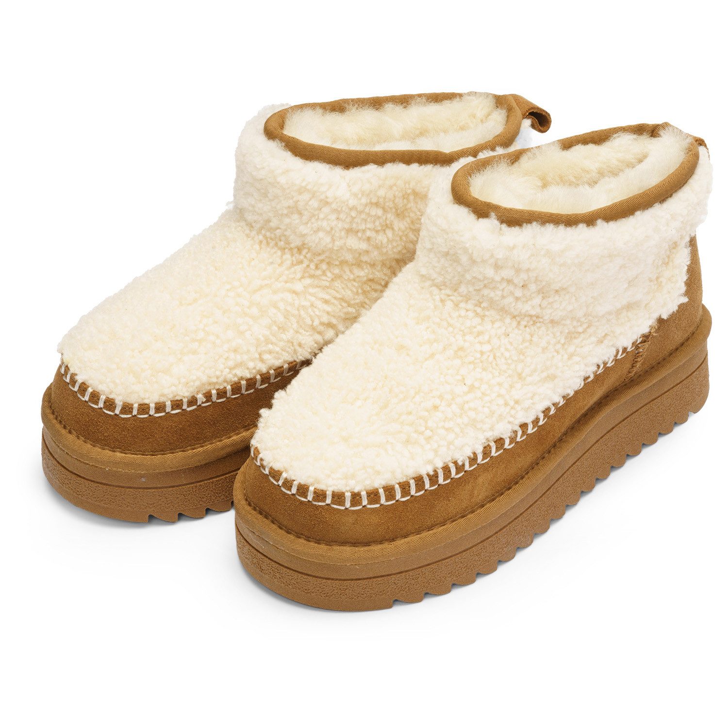 Ara ALASKA Winterboots Schlupfboots, Plateauboots mit weichem Fell