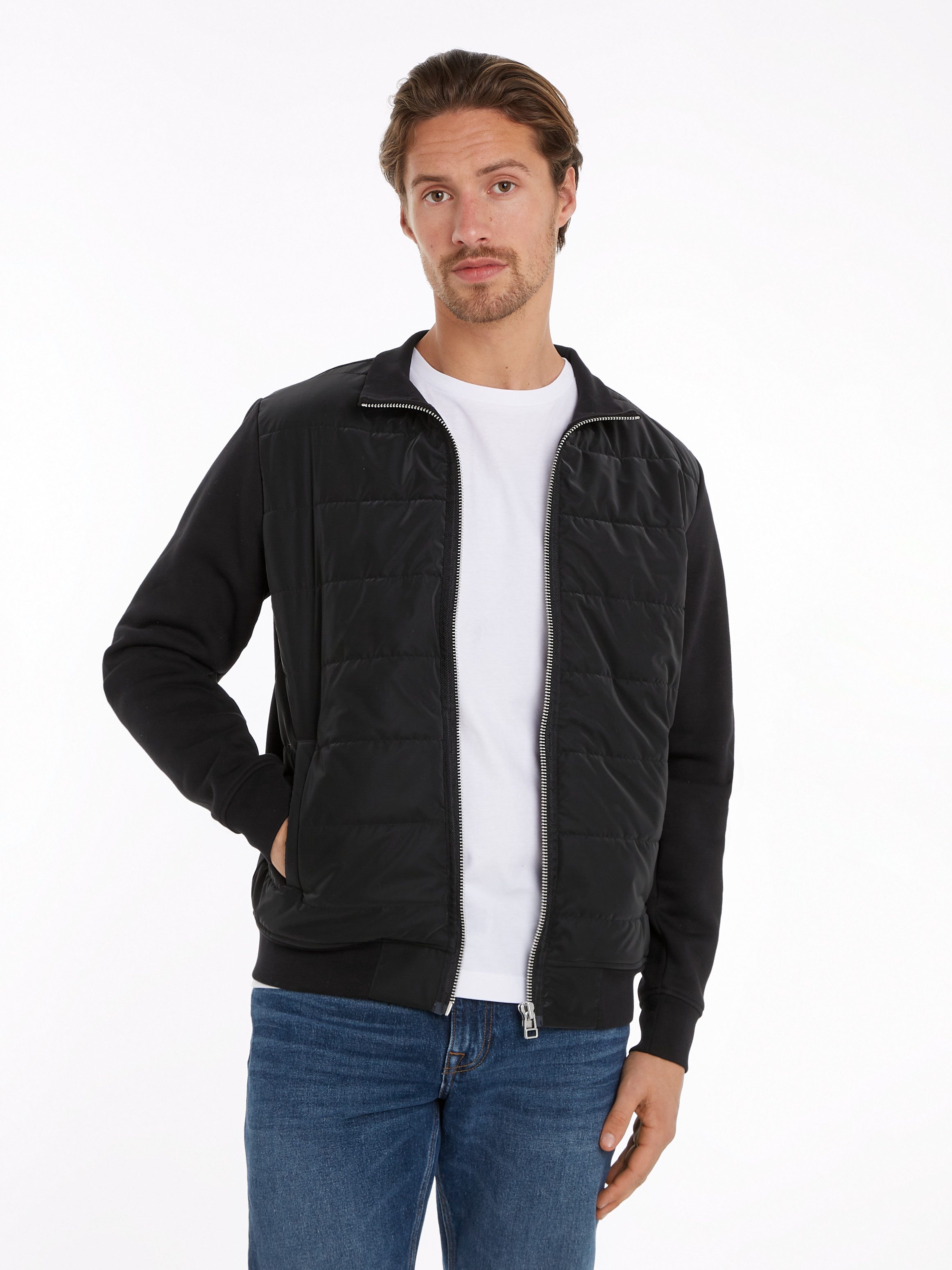 Tommy Hilfiger Sweatjacke MIX MEDIA ZIP günstig online kaufen