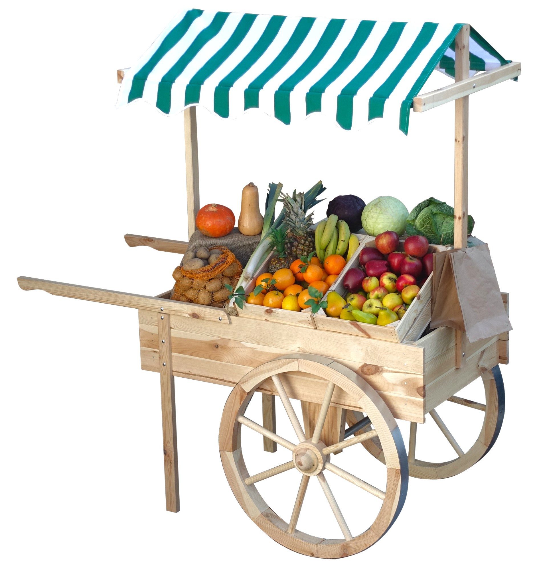 promadino Transportkarren Marktwagen, B/T/H: 173/82/187 cm