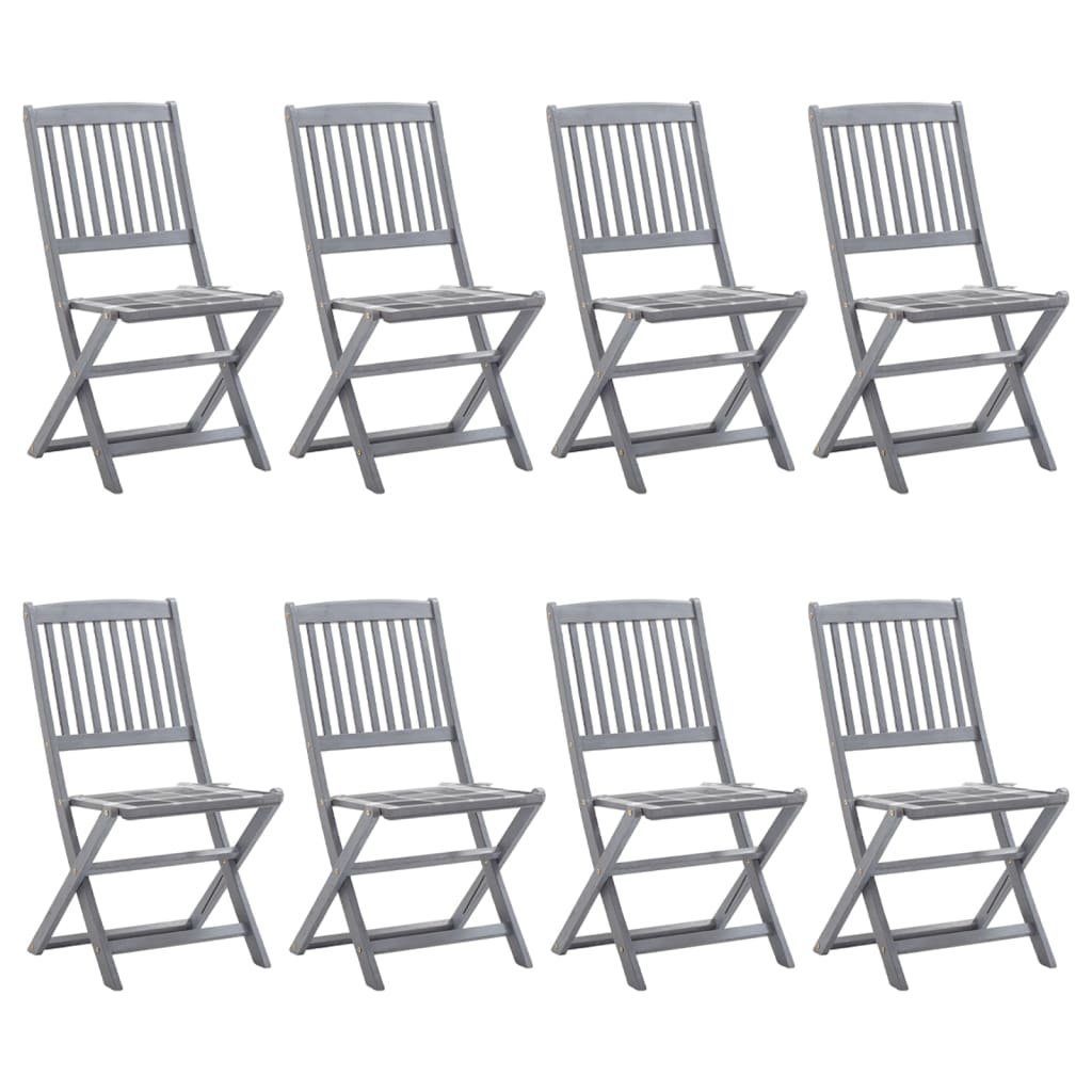 vidaXL Gartenstuhl Klappbare Gartenstühle 8 Stk. günstig online kaufen
