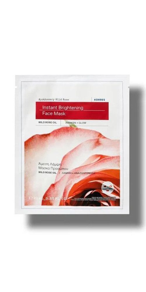 Korres Gesichtsmaske Apothecary Wild Rose 20ml, Bringt ihre Haut zum Strahlen