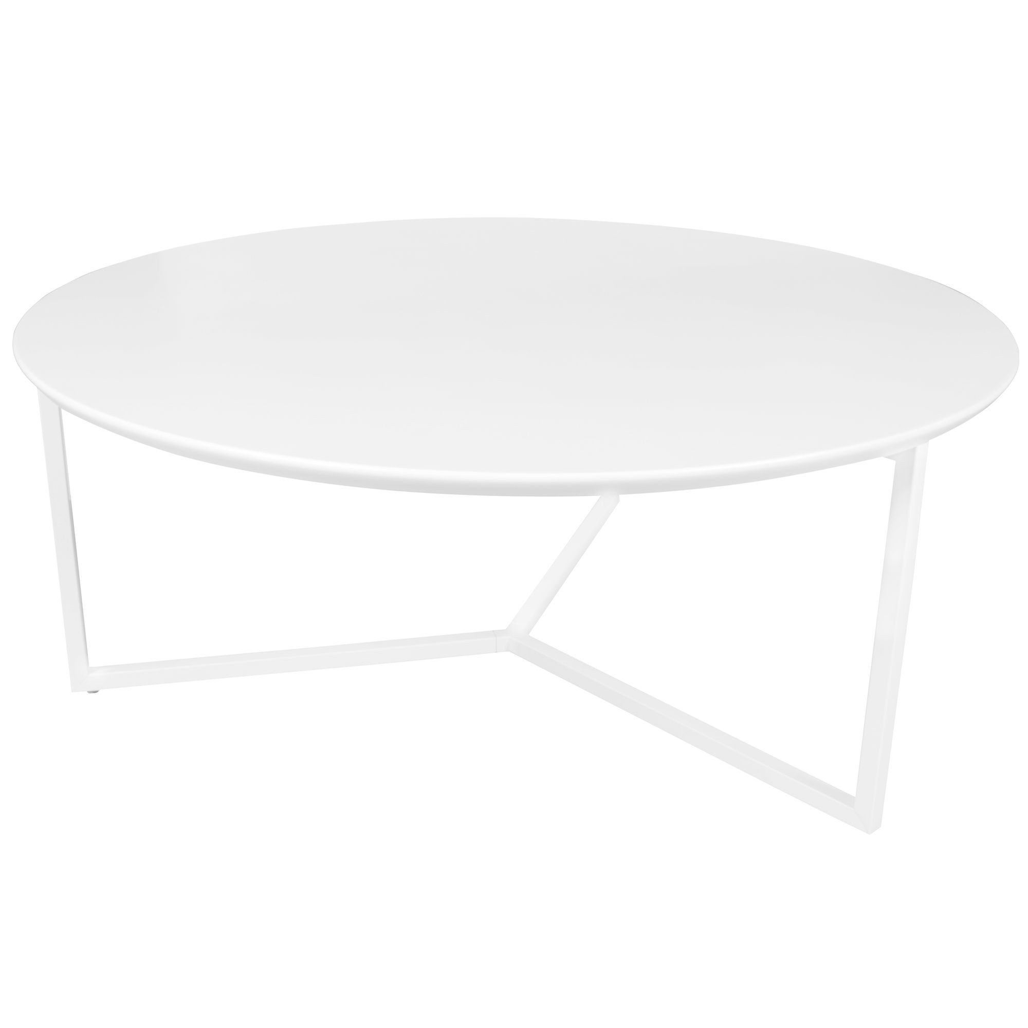 FINEBUY Couchtisch FB45682 80cm Rund Weiß Matt Design Wohnzimmertisch Sofa Beistell (MDF Holz Weiß Matt Gestell Metall ø 80 cm Rund), Großer Wohnzimmertisch, Sofatisch Kaffeetisch. € 99,95