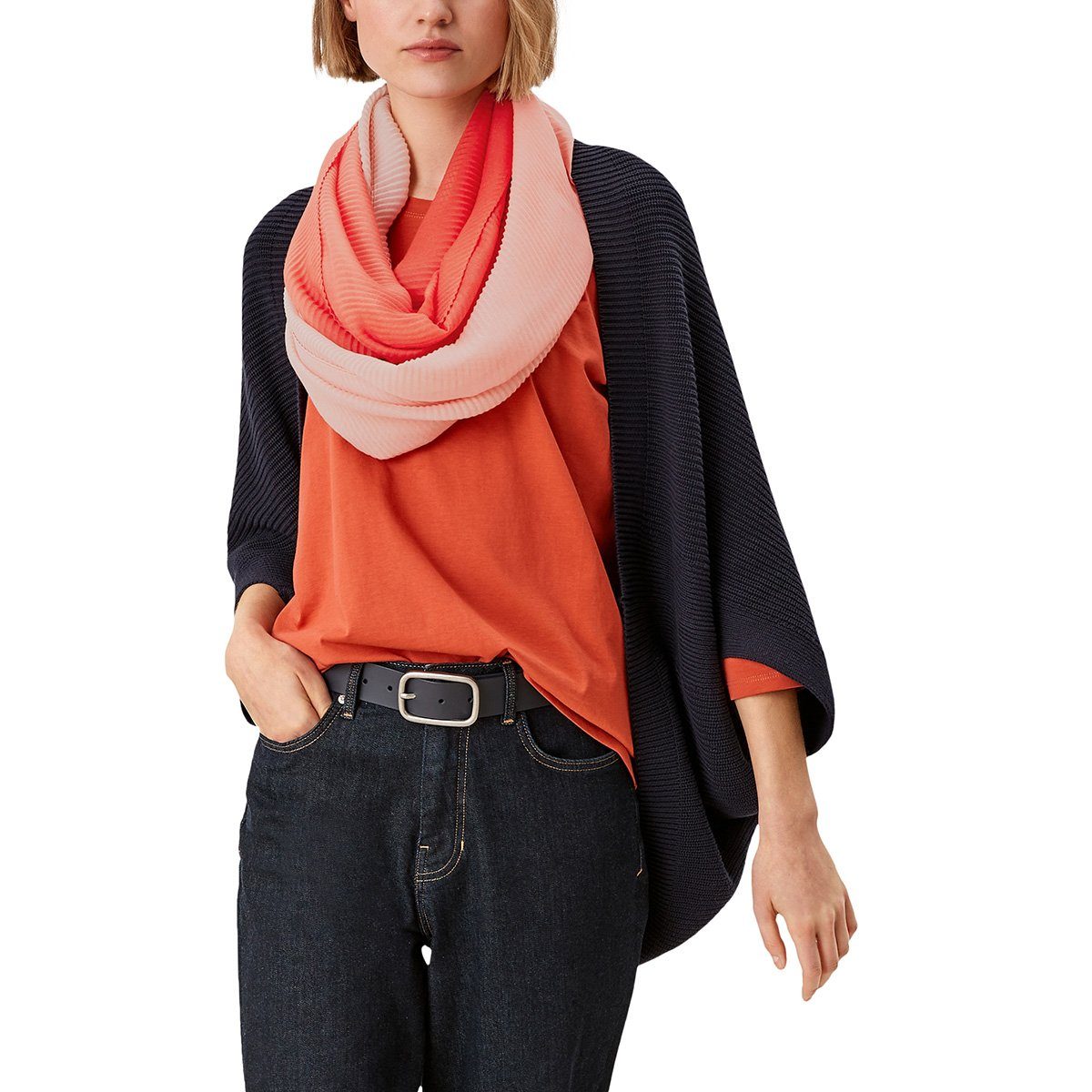 s.Oliver Halstuch Damen Halstuch Loop Schlauchschal günstig online kaufen