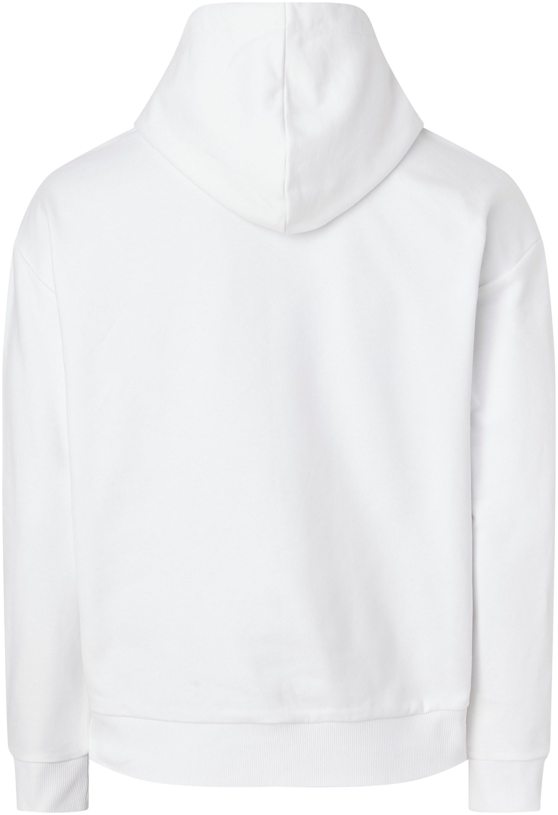 Calvin Klein MIXED White PRINT HOODIE STENCIL Bright LOGO Kapuzensweatshirt
