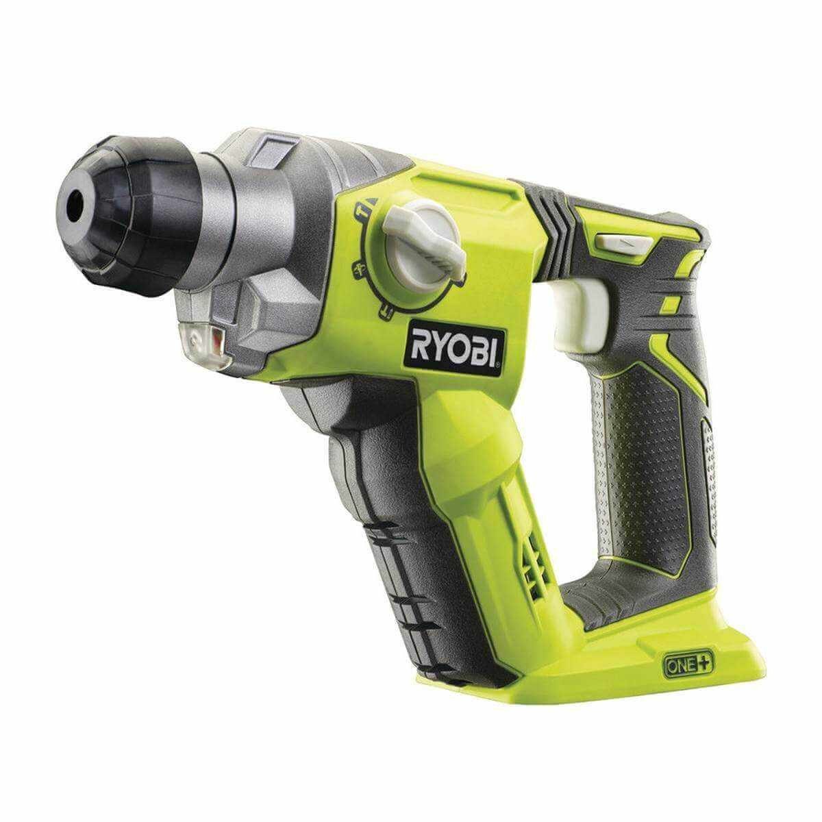 Ryobi Akku-Bohrhammer ONE+ 18 V, R18SDS-0, Schlagbohrer mit Schlagstoppfunktion, 1,3 Joule, Akku und Ladegerät nicht im Lieferumfang enthalten