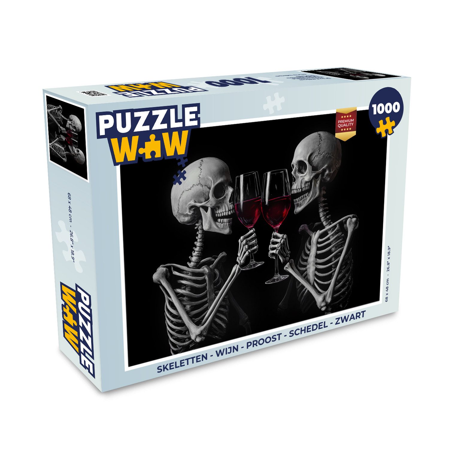 MuchoWow Puzzle Skelette - Wein - günstig online kaufen
