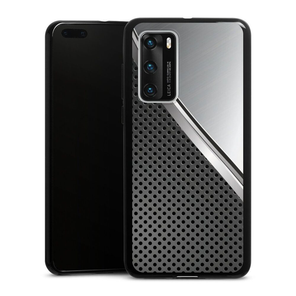 Handyhülle Carbon Stahl Metall Duo Metal Surface