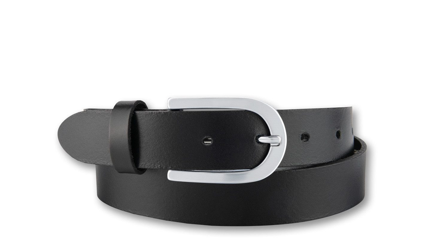 BERND GÖTZ Ledergürtel Ledergürtel mit stilvoller Schließe in Hufeisenform