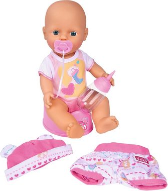 SIMBA Babypuppe New Born Baby (Set, 5-tlg), mit Trink- und Nässfunktion