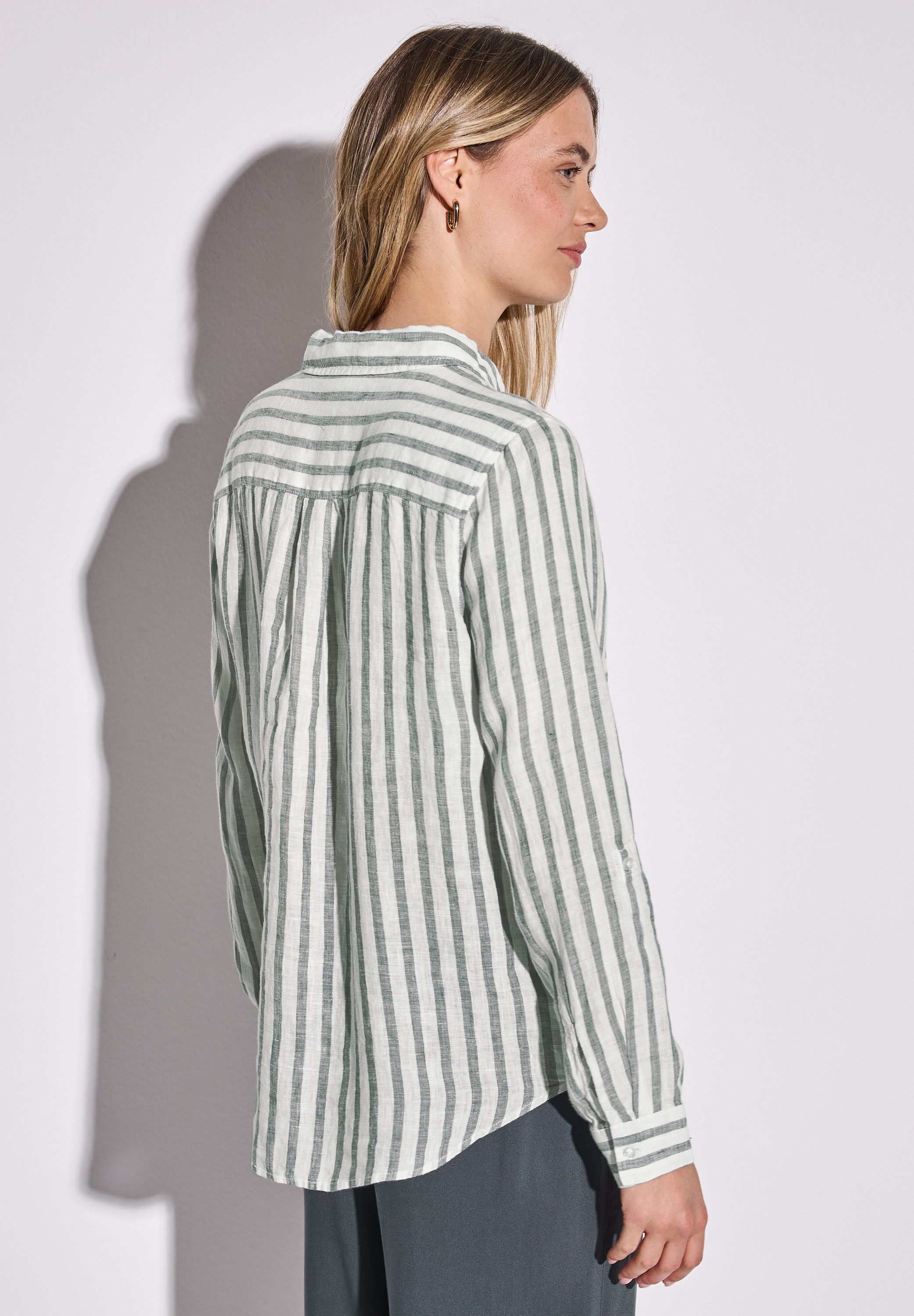 STREET ONE Hemdbluse, aus Leinen günstig online kaufen