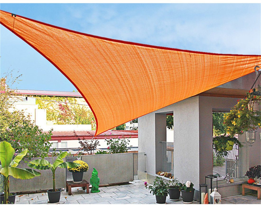 Orange Sonnenschutz x x 2m 2 Schutz, YOOdy~ Sonnensegel Wetterfest Reißfest 95% UV robust,2