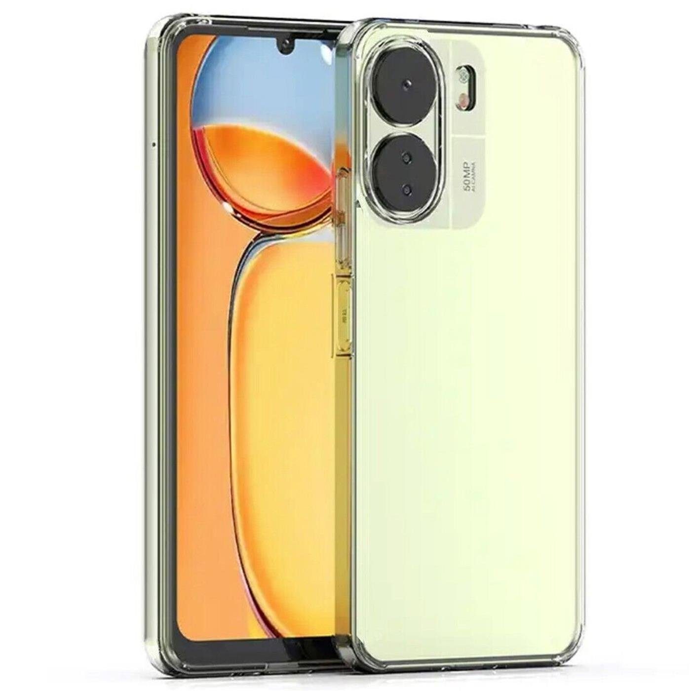 CoolGadget Handyhülle Transparent Ultra Slim Case für Xiaomi Redmi 13C 6,74 Zoll, Silikon Hülle Dünne Schutzhülle für Redmi 13C Hülle