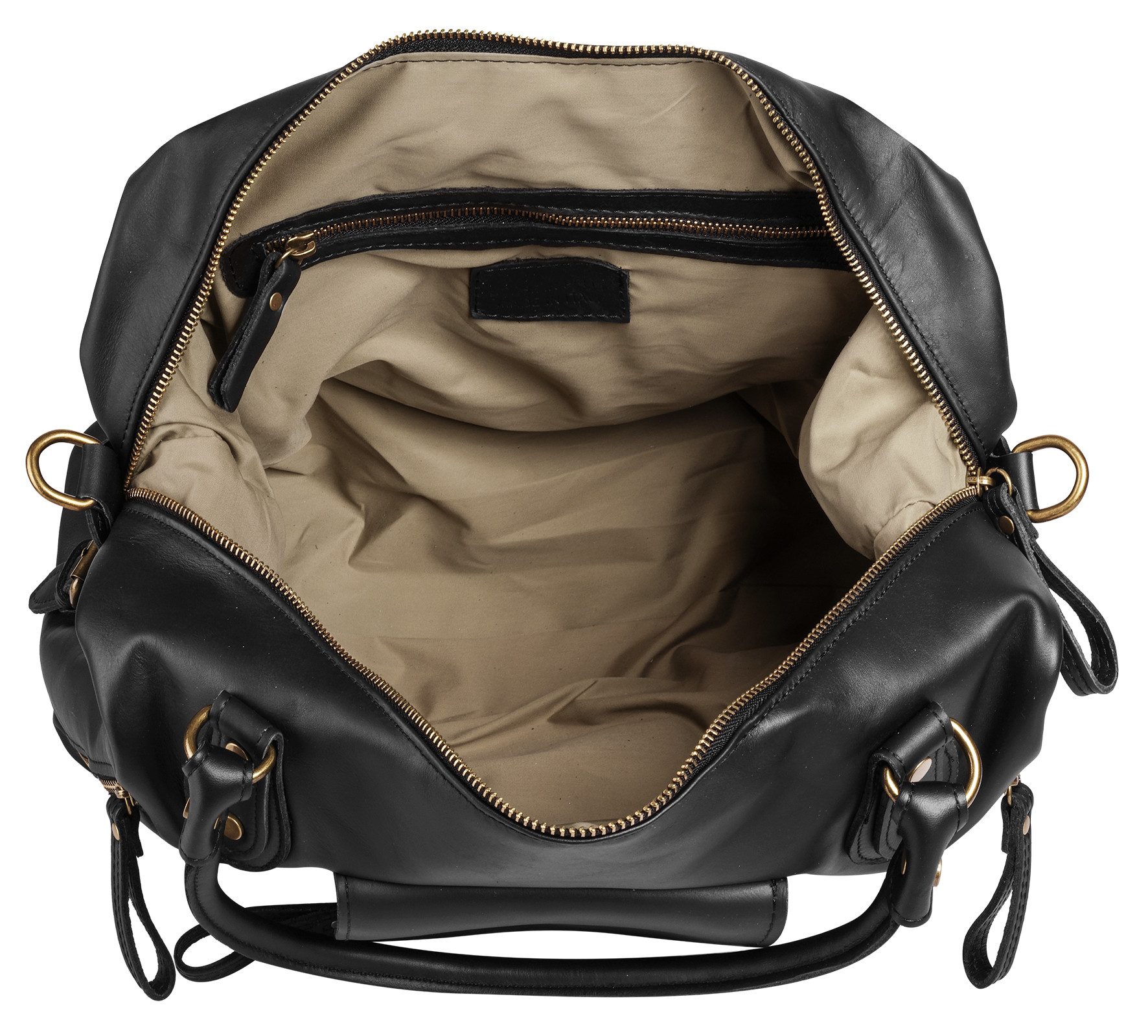 forty° Shopper, echt Leder, Made in Italy