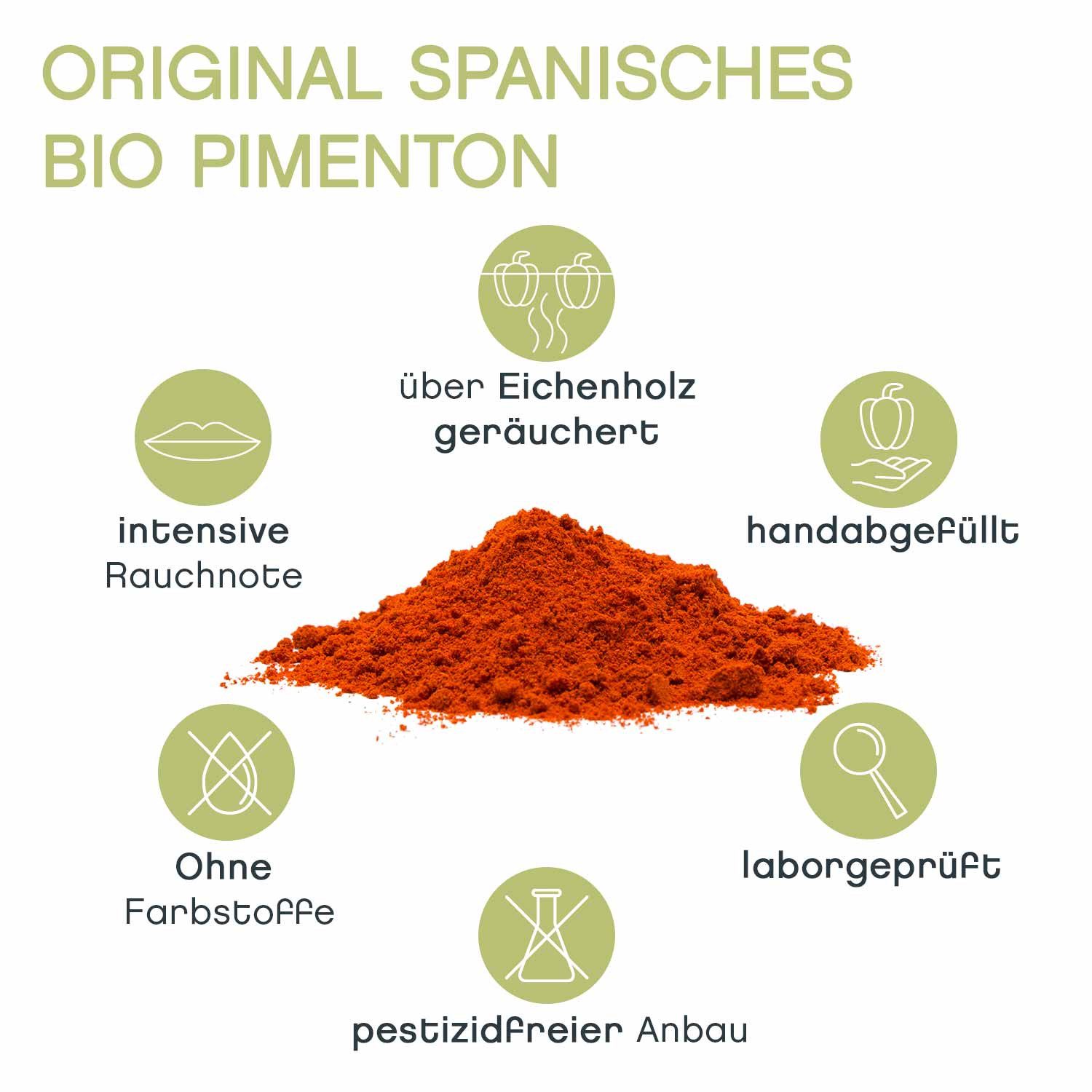 Pfefferdieb Gewürz Paprika geräuchert, gemahlen, süß, BIO, 250g, Leicht süßlich, fruchtig-aromatisch, mit köstlicher Rauchnote