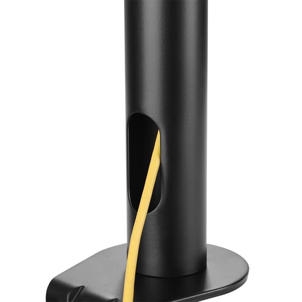 LogiLink Monitor-Halterung BP0107 Triple, (für 3 Monitore, 17" bis 27", Tischhalterung, verstellbare Armlänge, max. 7 kg, für TV-Monitor, Computermonitor / PC-Monitor, Schwarz)