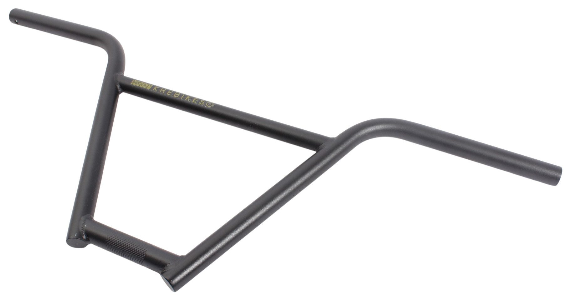 KHEbikes Fahrradlenker KHE PLASM XL BMX Lenker 10 Zoll 4-teilig CrMo Schwarz, BMX Street, Park, Pumptrack geeignet, Multiple Butted CrMo-Stahl, 4-teiliger Lenker
