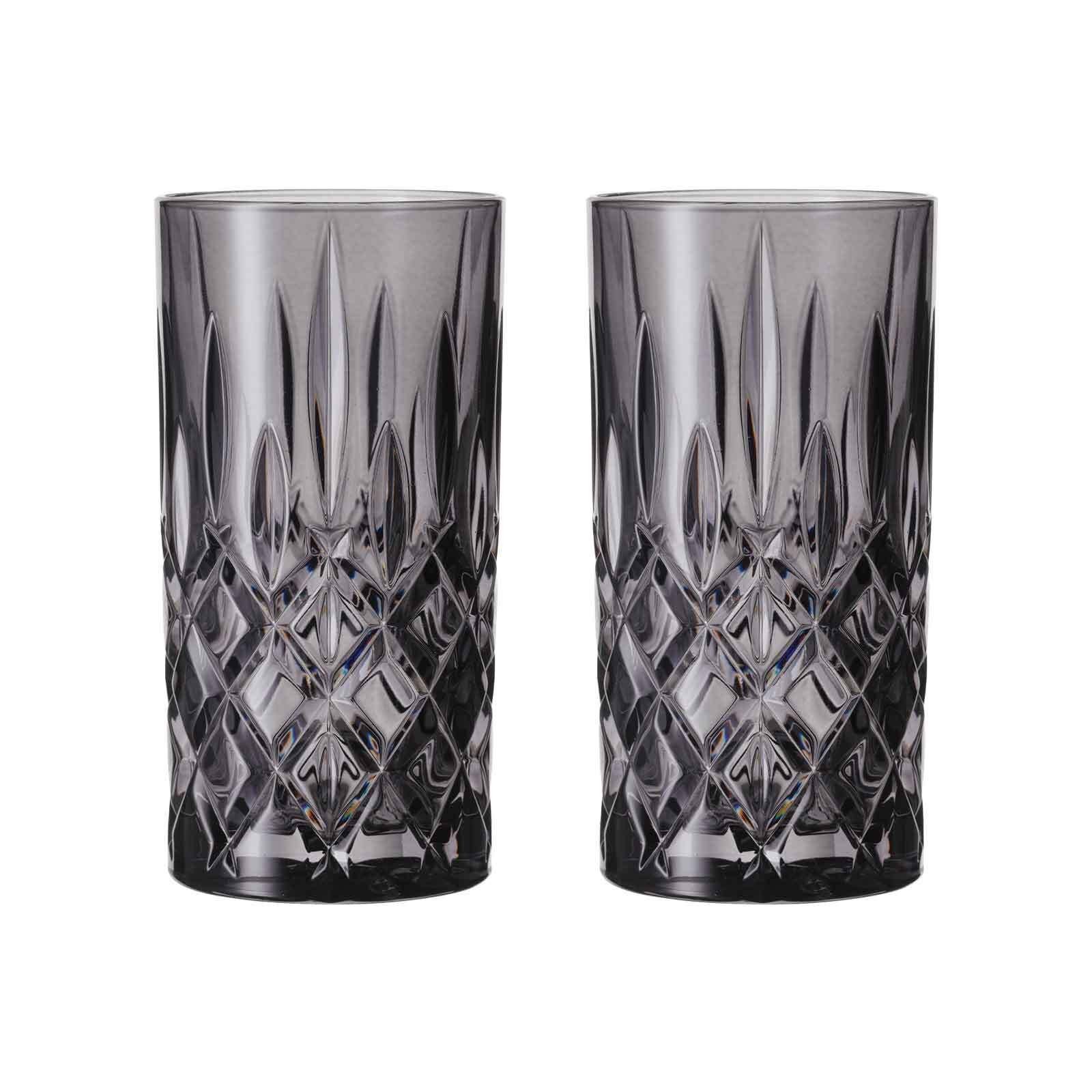 Nachtmann Longdrinkglas Noblesse Longdrinkgläser 395 ml 2er Set, 2-tlg., Glas