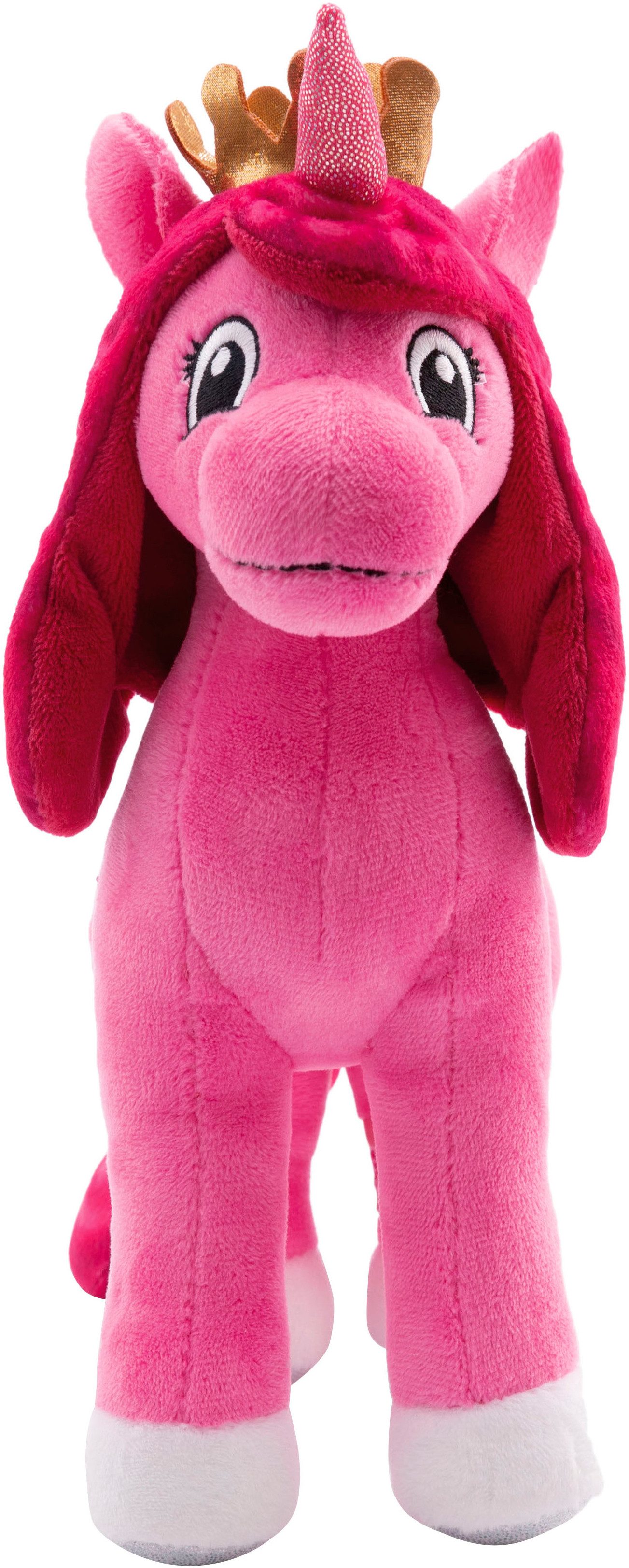 Nici Kuscheltier Lissy PONY, Einhorn Selina rosa-pink, 22 cm stehend