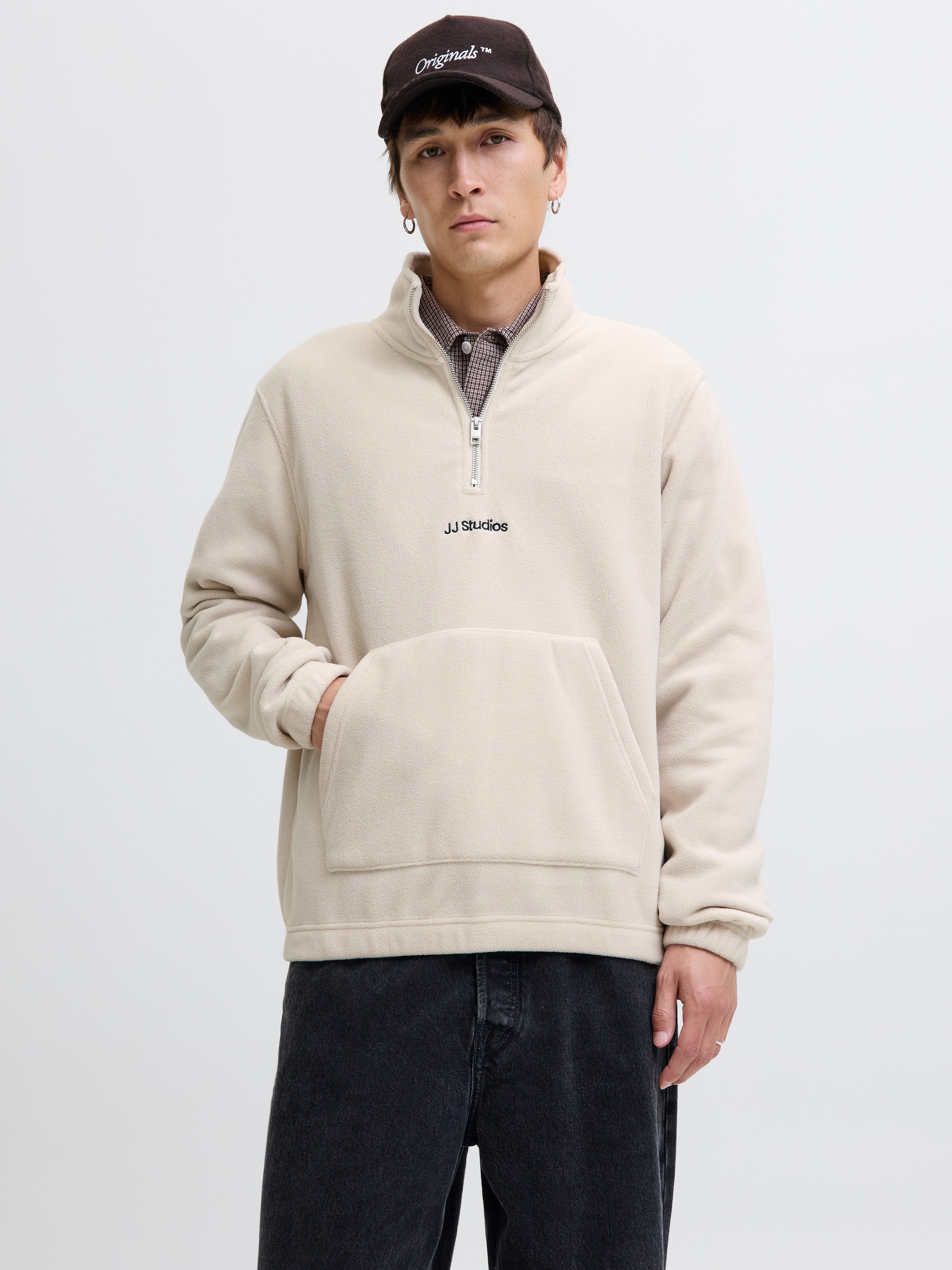 Jack & Jones Sweatshirt JJSOHO HALFZIP günstig online kaufen