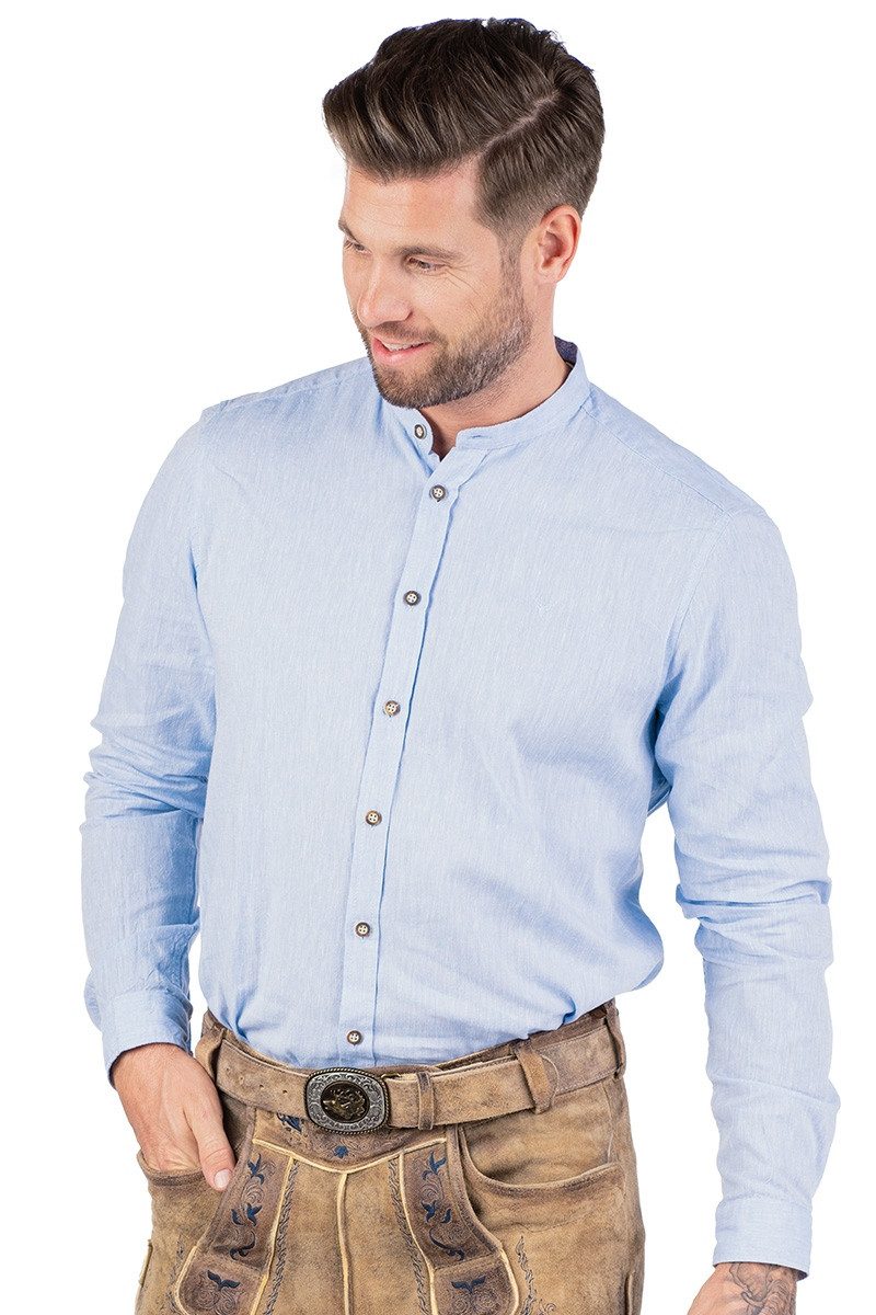 Hatico Trachtenhemd Trachtenhemd - NINO - hellblau, weiß günstig online kaufen