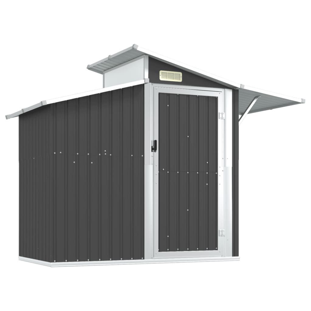 vida XL Gartenhaus Geräteschuppen Anthrazit 270x130x208