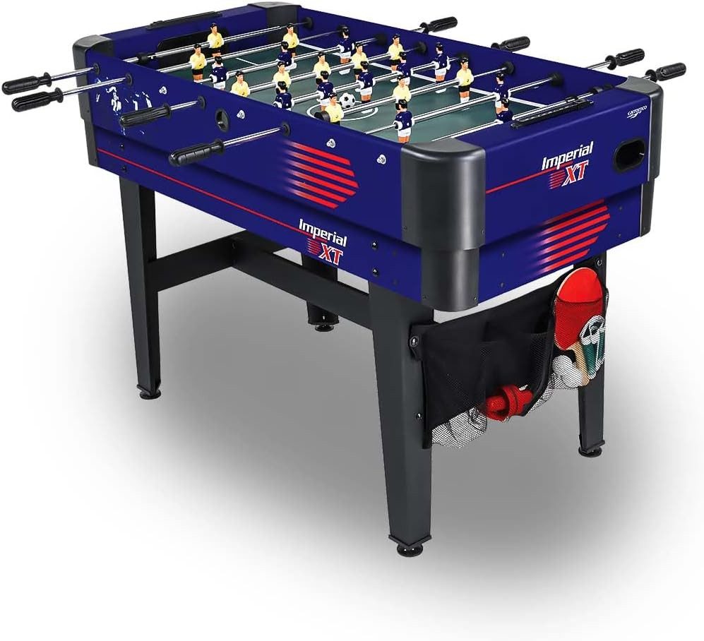 Carromco Multifunktionstisch Imperial-XT Tischspiele - 7 in 1 mit Billard, Tischtennis, Gleithockey, Eishockey & mehr