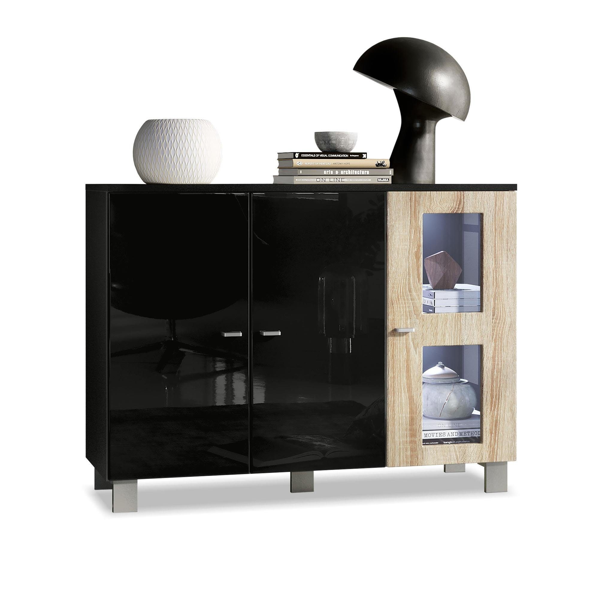Vladon Sideboard Denjo (Kommode, mit 3 günstig online kaufen