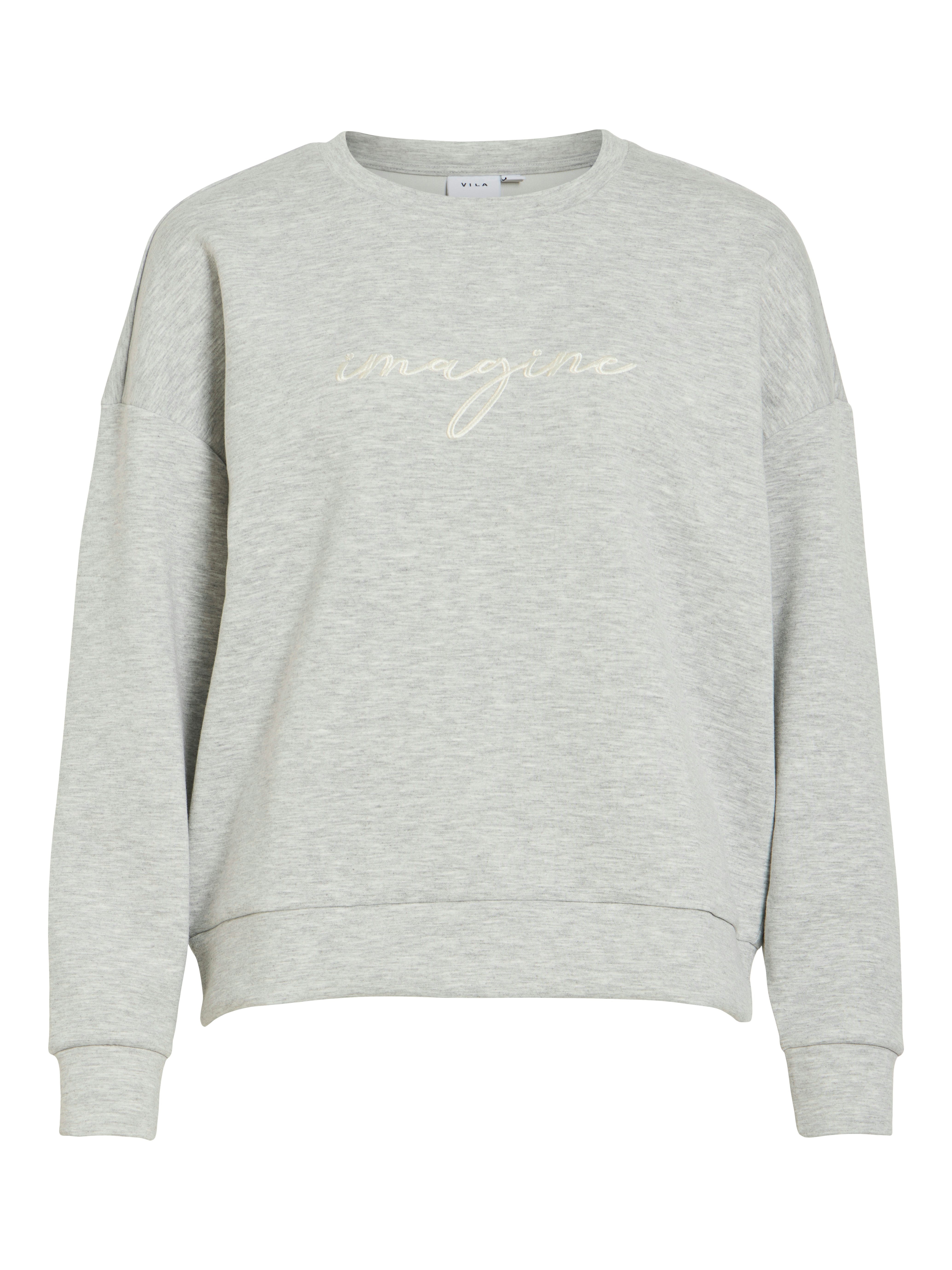 Vila Sweater VISIFFI IMAGINE O-NECK L/S TOP/PB – Bild 5 von 5